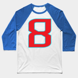 funny numbers Get your luck number 8 Baseball T-Shirt